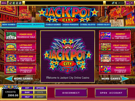 Jackpot City Lobby